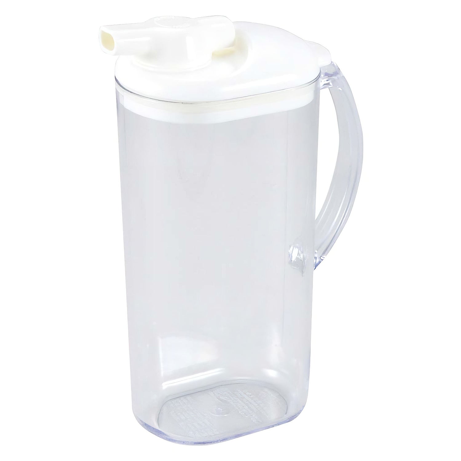 Iwasaki 1.2L Plastic Water Pitcher with Handle - BPA Free, Leak Proof Design for Refrigerator, Kitchen, Dining Table & Outdoor Use