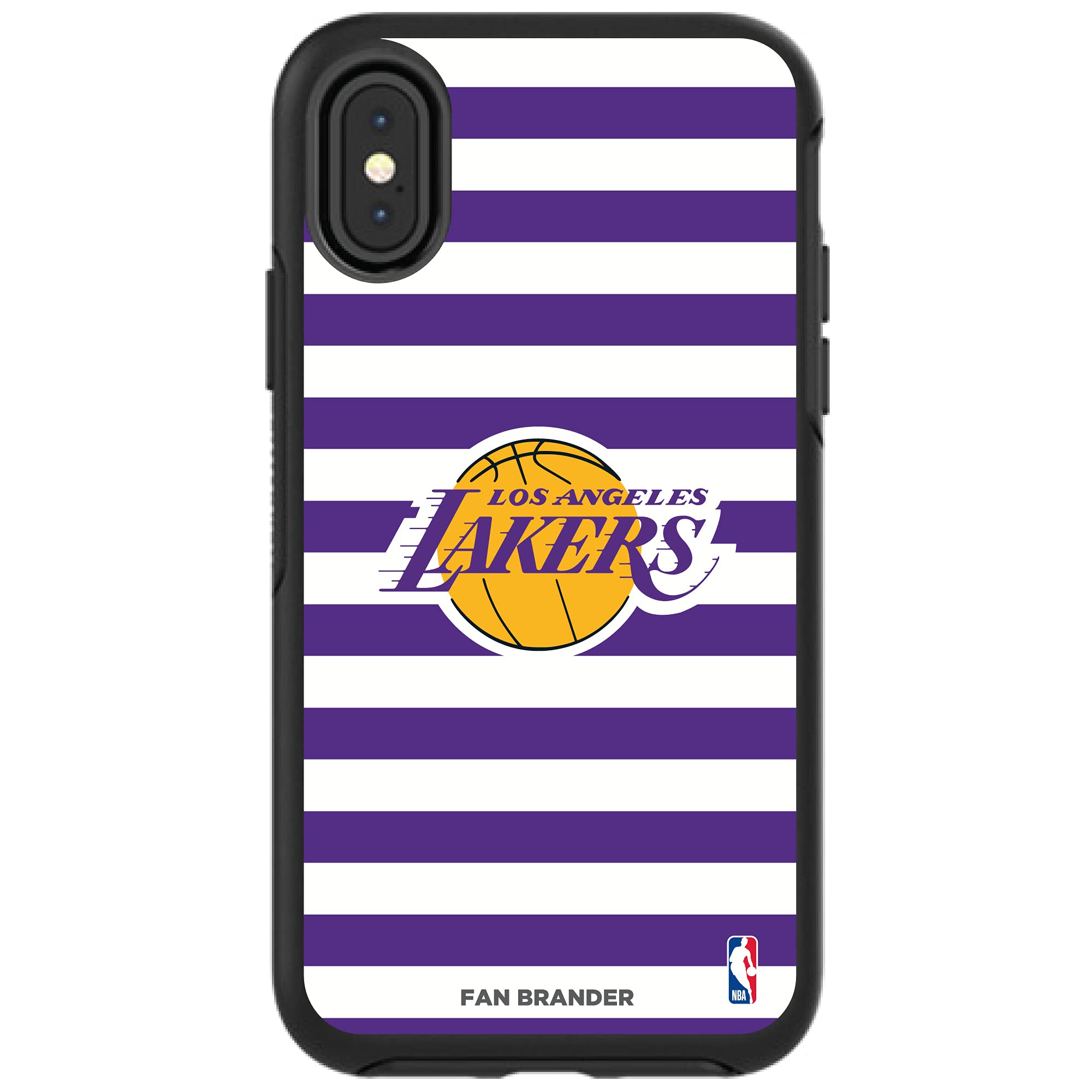 NBA OtterBox Symmetry iPhone Case with Stripes for Basketball Fans