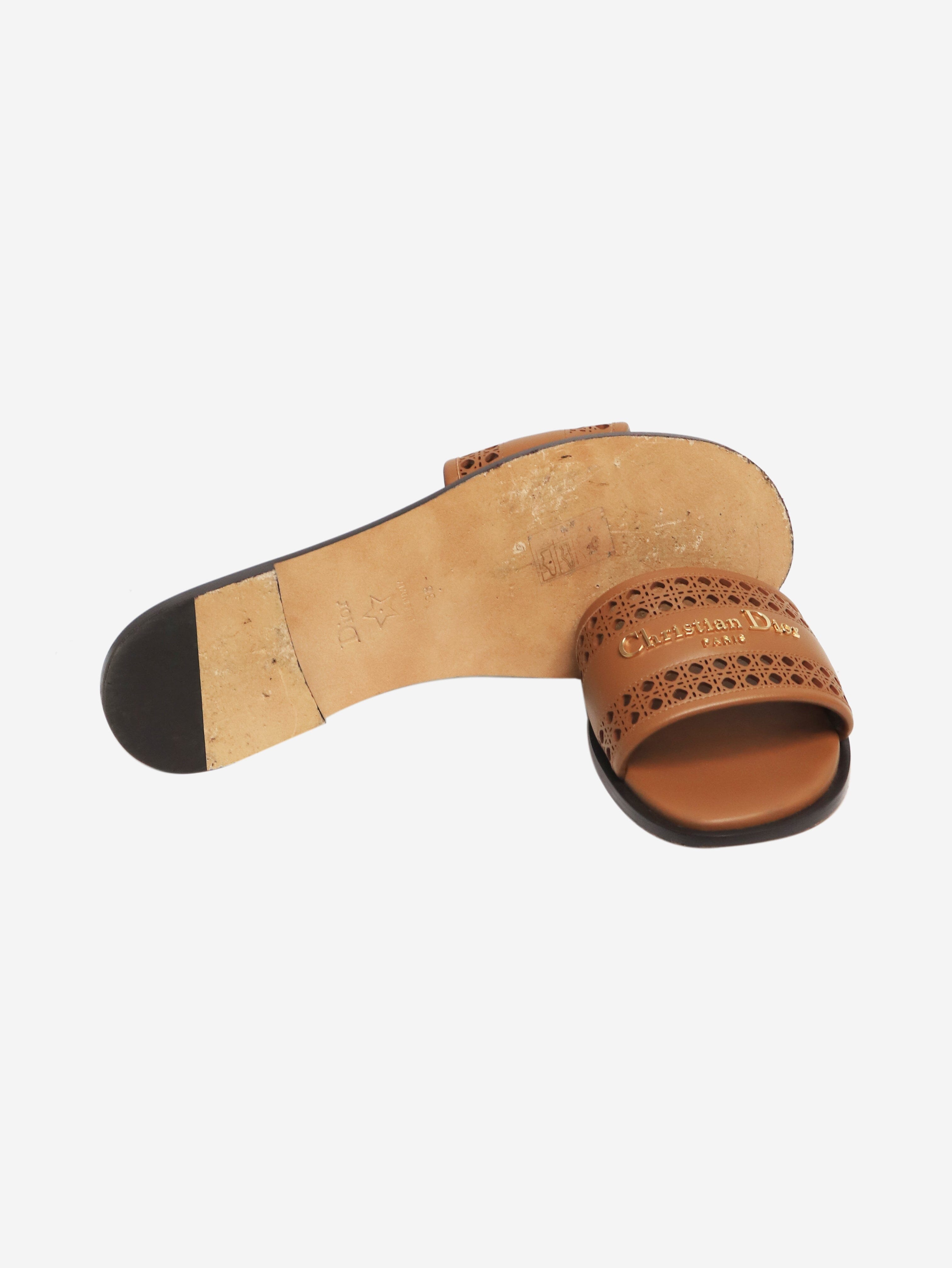 Camel D Lane Slide Sandals - Women's Size EU 38 (US 7.5) - Comfortable Summer Slides for Beach, Pool & Casual Wear