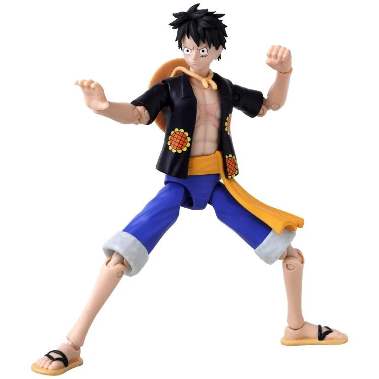 One Piece Anime Figure - Monkey D. Luffy Dressrosa Version Collectible Action Figure | Perfect for Anime Fans, Gift for One Piece Lovers, and Home/Office Decoration