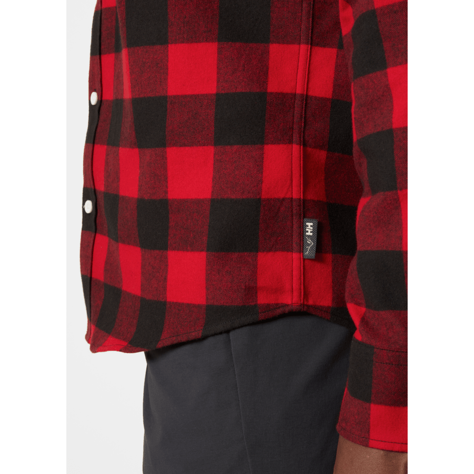 Helly Hansen Men's Lokka Flannel Long Sleeve Shirt 2025 - Soft Plaid Outdoor Shirt for Hiking, Camping & Casual Wear