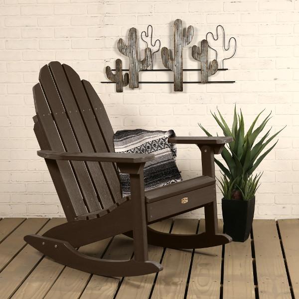 Premium Adirondack Rocking Chair - Solid Wood Outdoor Rocker for Patio, Garden & Porch - Comfortable & Durable for Relaxing, Reading & Enjoying Nature