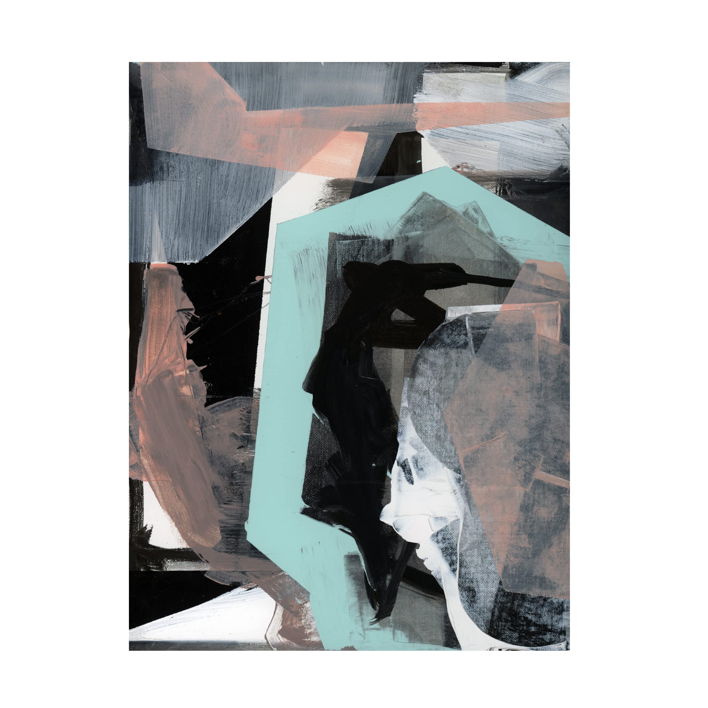 Trademark Fine Art 'Mix I' Canvas Art by Cartissi - Modern Abstract Wall Decor for Living Room, Bedroom & Office - Perfect for Home & Office Decoration