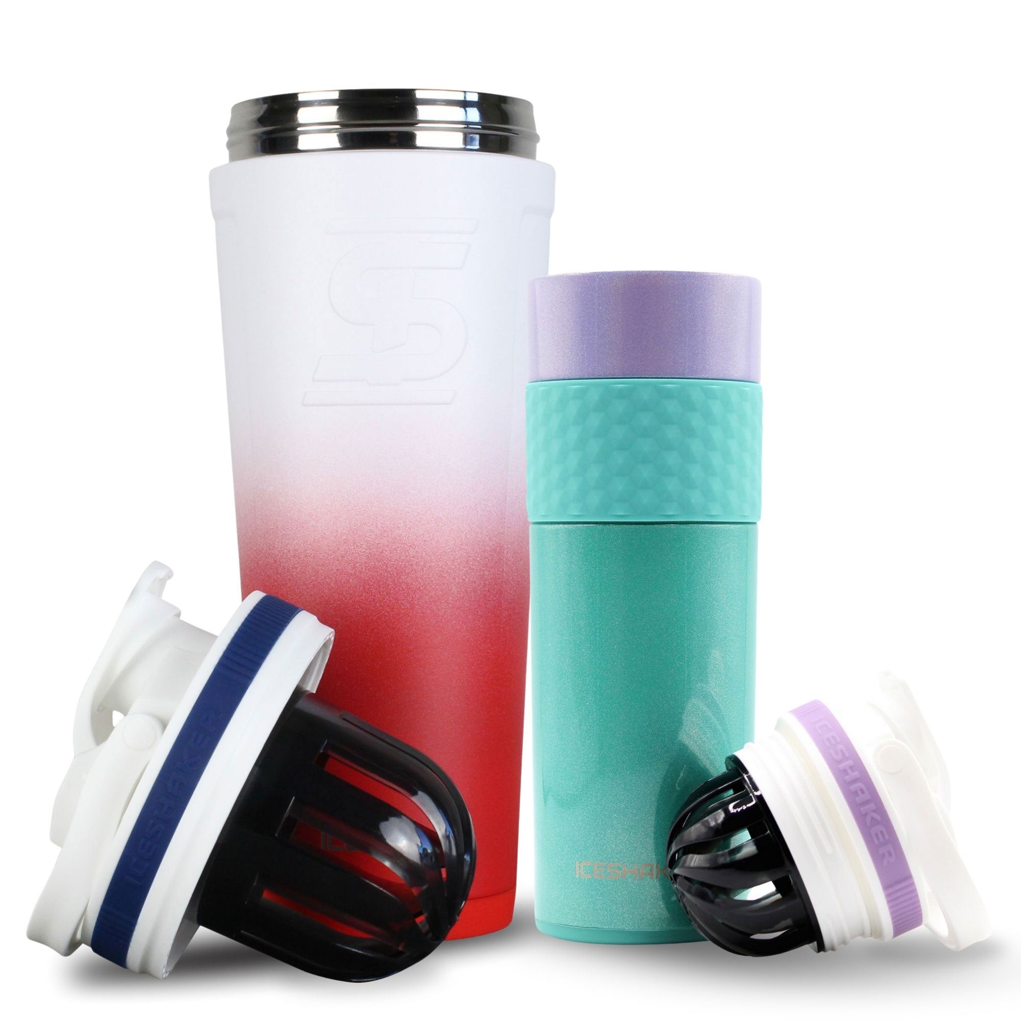 Premium His & Her Protein Shaker Bottle Set - 20oz Leak-Proof Mixing Cups for Gym, Workouts & Post-Training Recovery - BPA-Free Fitness Accessories for Couples