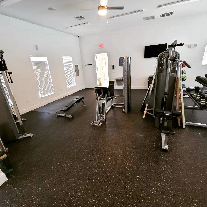 Custom Quote Rubber Flooring - Durable & Non-Slip Gym, Garage, and Playroom Flooring Solution for Home & Commercial Use