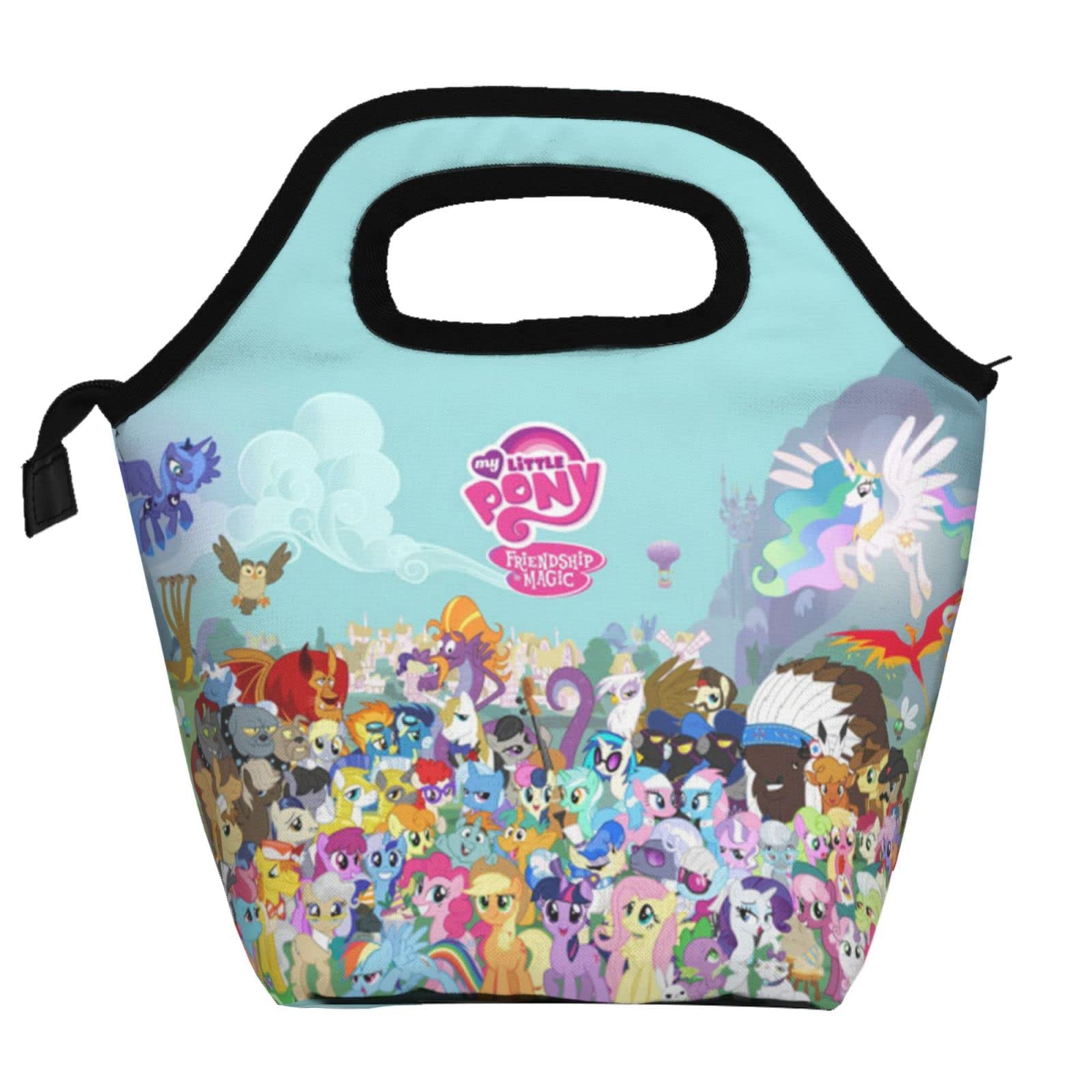 **Insulated Lunch Bags for Girls & Women - Cute Reusable Lunch Tote for School, Work, Picnic & Travel - Soft Zipper Lunch Box for Kids & Adults**    **Perfect for:** School lunches, office meals, outdoor picnics, grocery shopping, and travel.