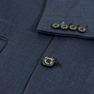 Cavani Seeba Navy Slim Fit Blazer for Men | Premium Tailored Business Suit Jacket | Formal Office Wear & Wedding Attire