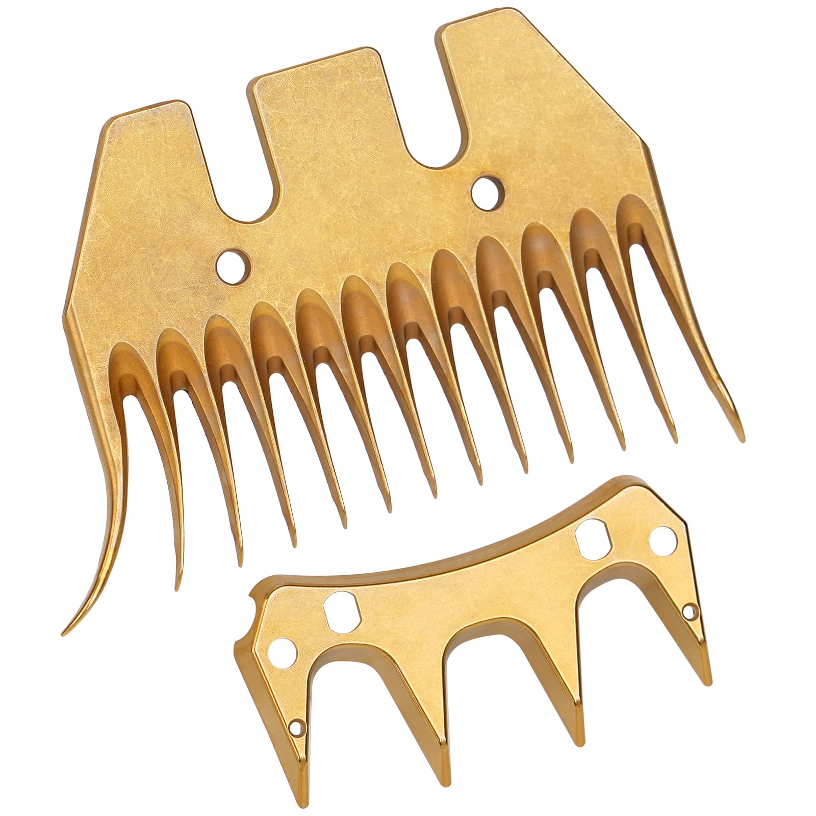 Premium 13-Tooth Curved Sheep Shears Replacement Blades - Compatible with Electric Wool Clippers for Sheep, Alpacas, Goats & Livestock Grooming - Durable Stainless Steel Blades for Professional & Home Use