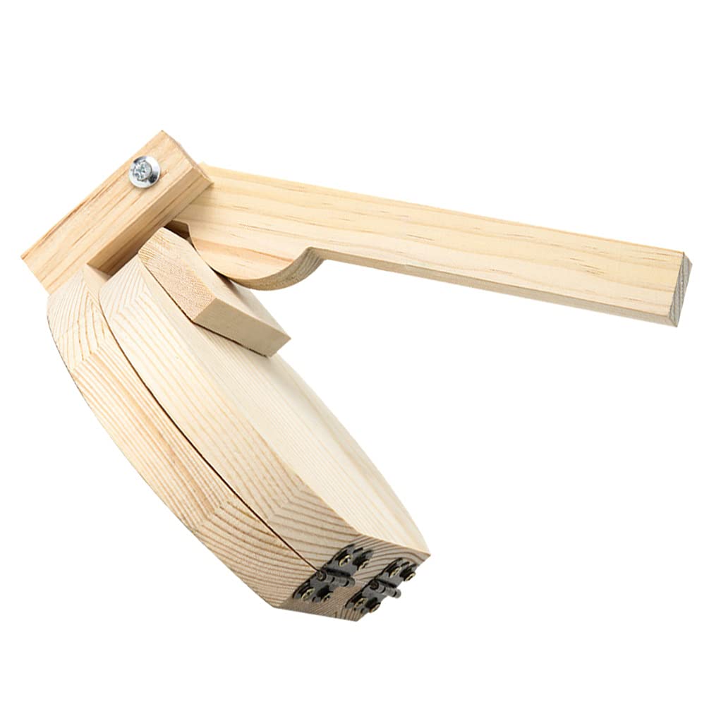 Premium Wooden Dumpling Press & Tortilla Maker - Handcrafted Hardwood Dough Presser for Dumplings, Tortillas, Pizza & Pastry | Perfect for Home Cooking, Restaurant Use & DIY Kitchen Projects