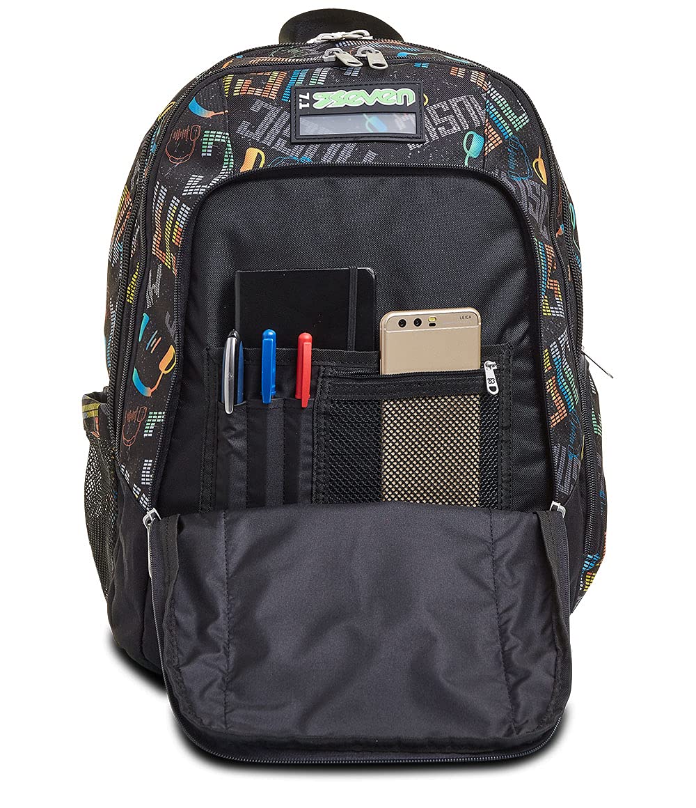 Seven Boys' Premium School Backpack - Durable & Lightweight for School, Travel & Outdoor Adventures | Ergonomic Design for Comfort & Organization