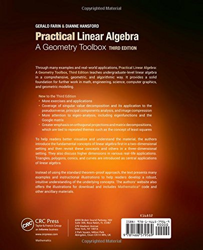 Practical Linear Algebra: A Geometry Toolbox, 3rd Edition - Mathematics Textbook for Engineering & Computer Science Students | Perfect for STEM Learning & Problem Solving