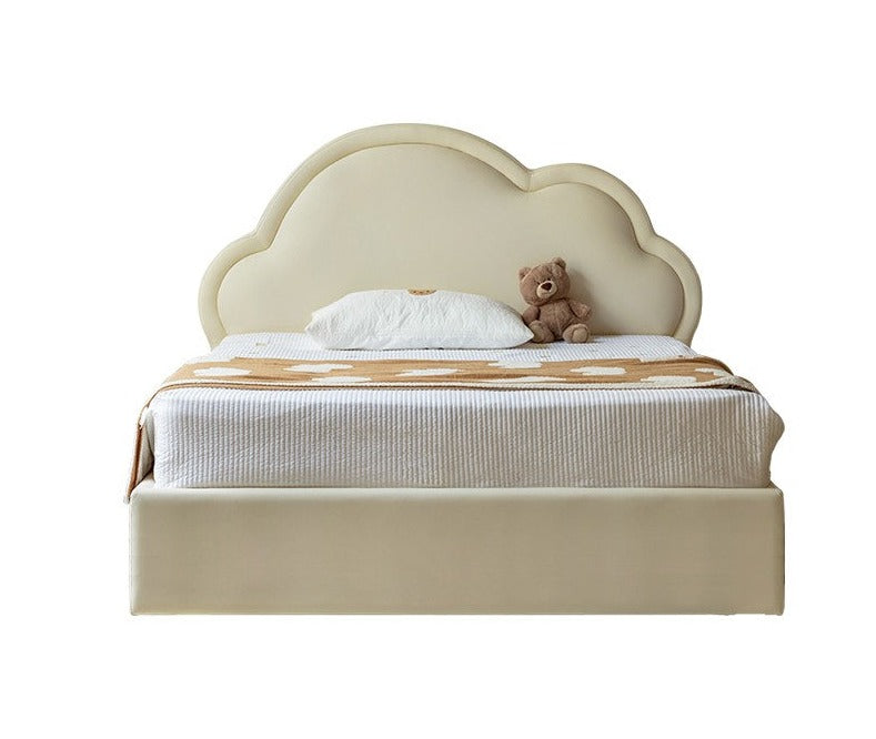 Organic Leather Kids Bed – Premium Handmade Toddler Bed for Safe & Comfortable Sleep – Perfect for Nursery, Bedroom & Daycare