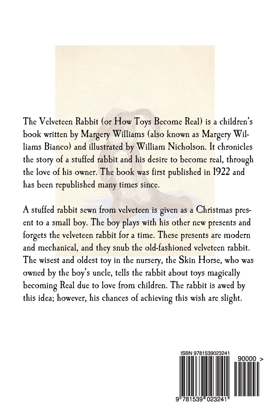 The Velveteen Rabbit: How Toys Become Real - Classic Children's Book for Bedtime Stories & Emotional Learning