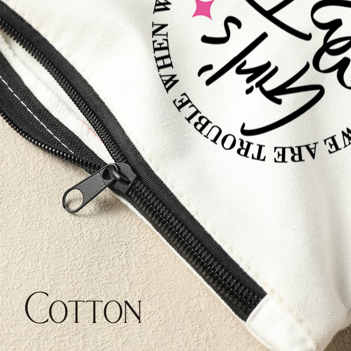 Stylish Travel Makeup Bag for Girls - Perfect Weekend, Graduation, Birthday & Christmas Gift for Her, Bestie & Teens - Cosmetic Bags for Vacation, Travel & Friendship - Great for Daily Use, Trips & Special Occasions