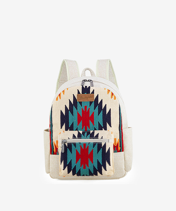 Wrangler Aztec Navajo Print Concealed Carry Backpack for Men & Women - Stylish Tactical Daypack for Hiking, Travel & Everyday Use