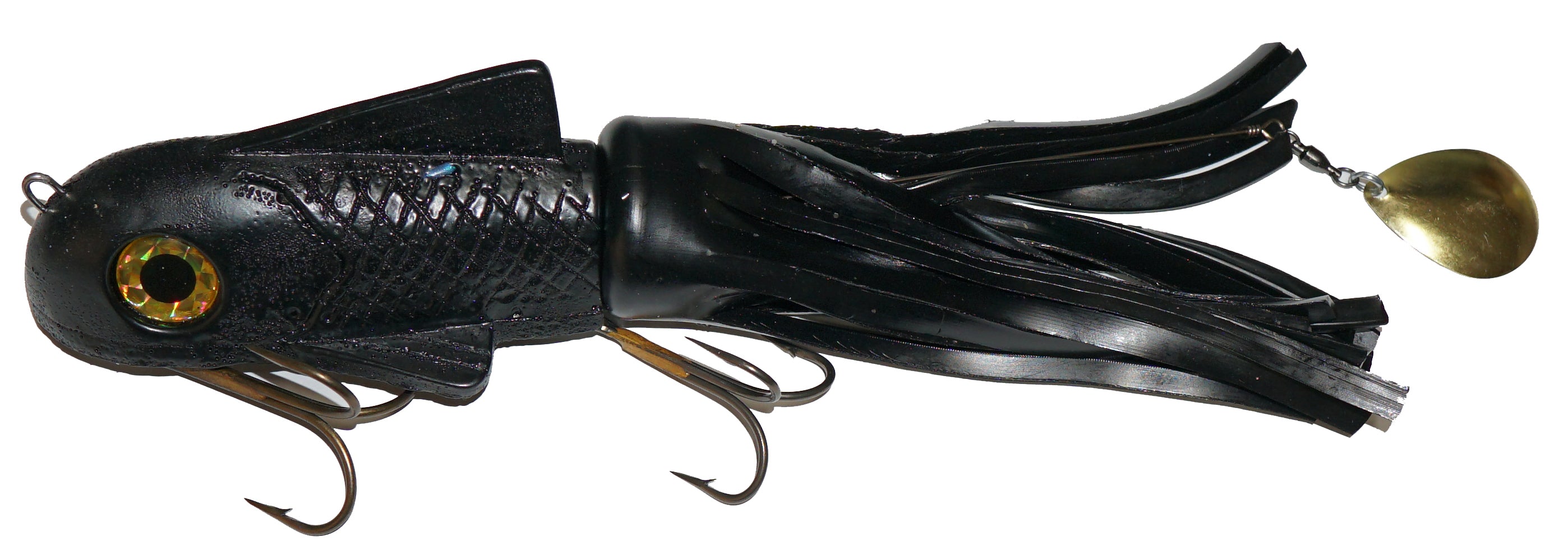 Boss Shad Medium Hybrid Fishing Lure - Topwater Bass Fishing Bait for Freshwater & Saltwater - Perfect for Casting, Trolling, and Jigging