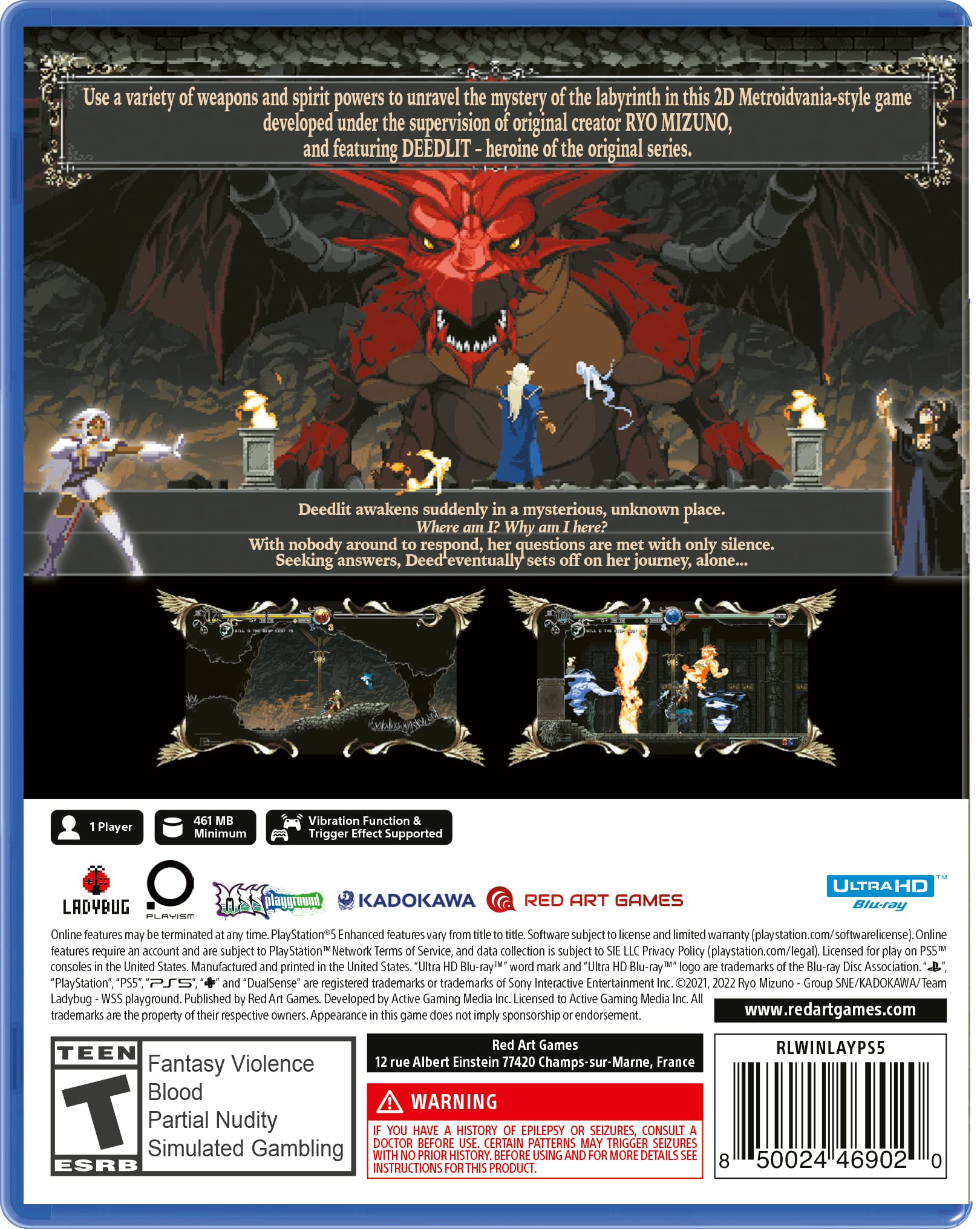 Record of Lodoss War: Deedlit in Wonder Labyrinth - PS5 Game | Action RPG Adventure | Perfect for Fantasy Fans & Anime Lovers | Play at Home or Gaming Parties