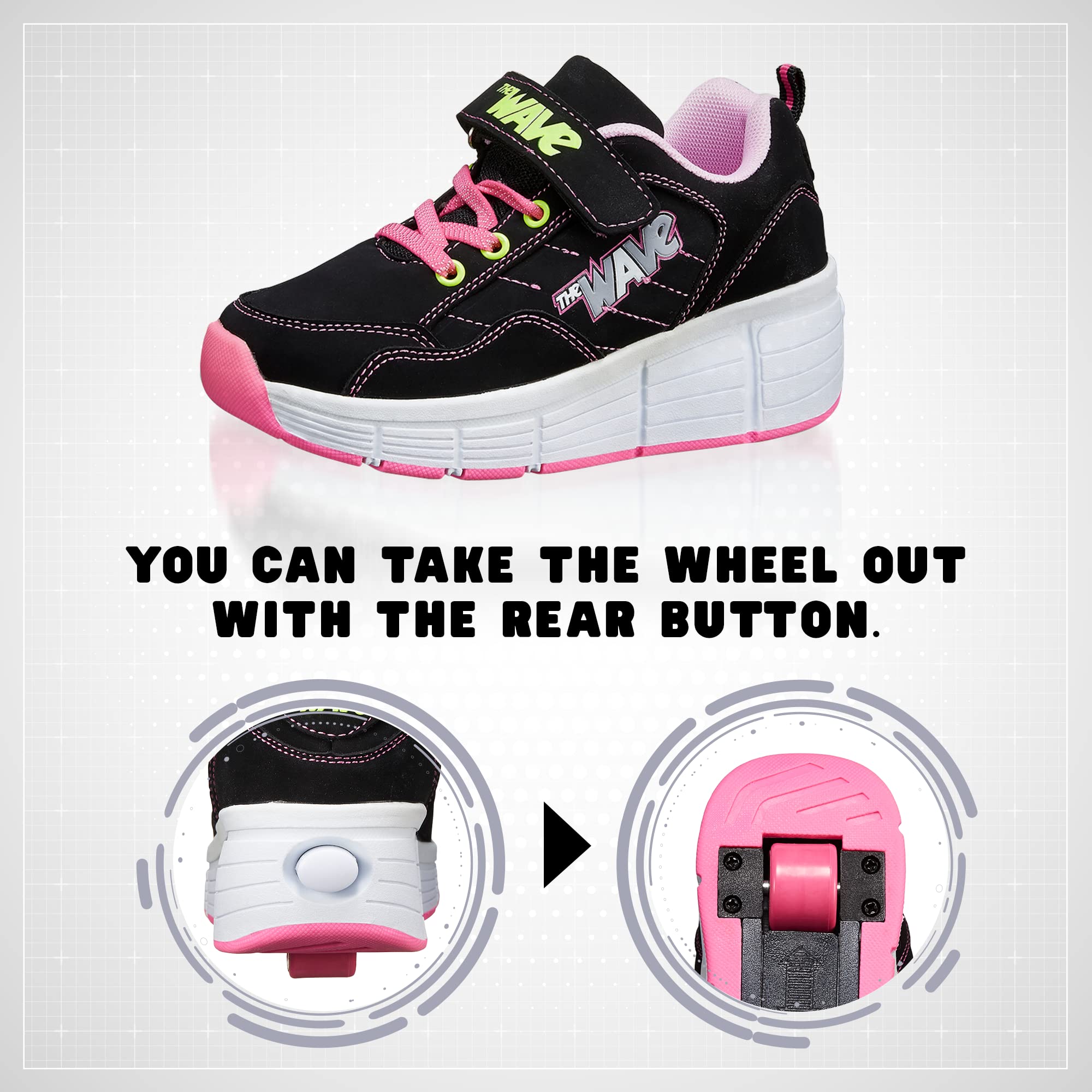 SDSPEED Kids Roller Skates - Adjustable Wheeled Sneakers for Boys & Girls | Perfect for Outdoor Play, Birthday Gifts & Roller Skating Beginners