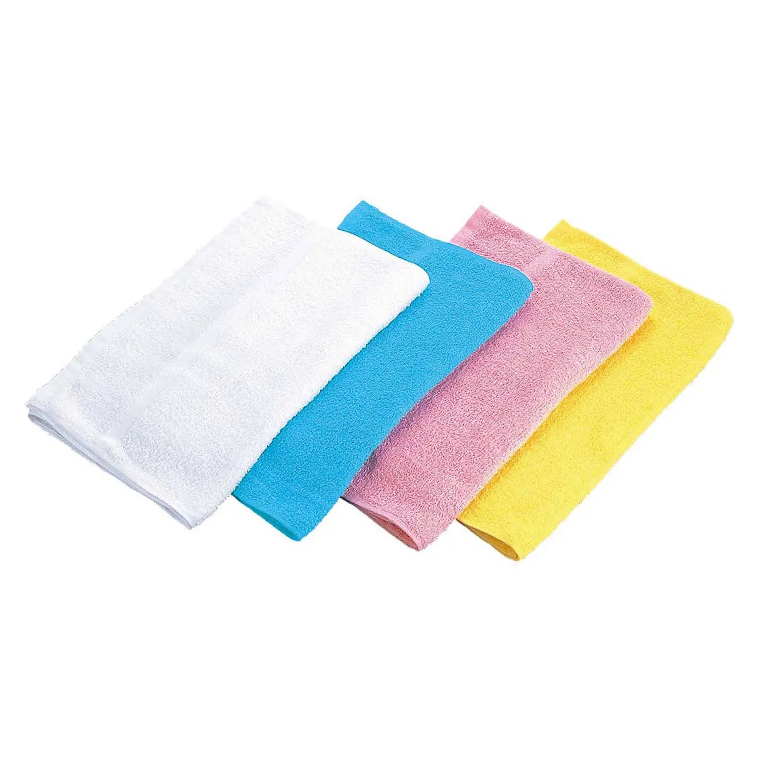 Premium EBM Cotton Face Towels - 12 Pack (350x860mm) | Soft & Absorbent Bath Towels for Spa, Gym, Travel & Home Use