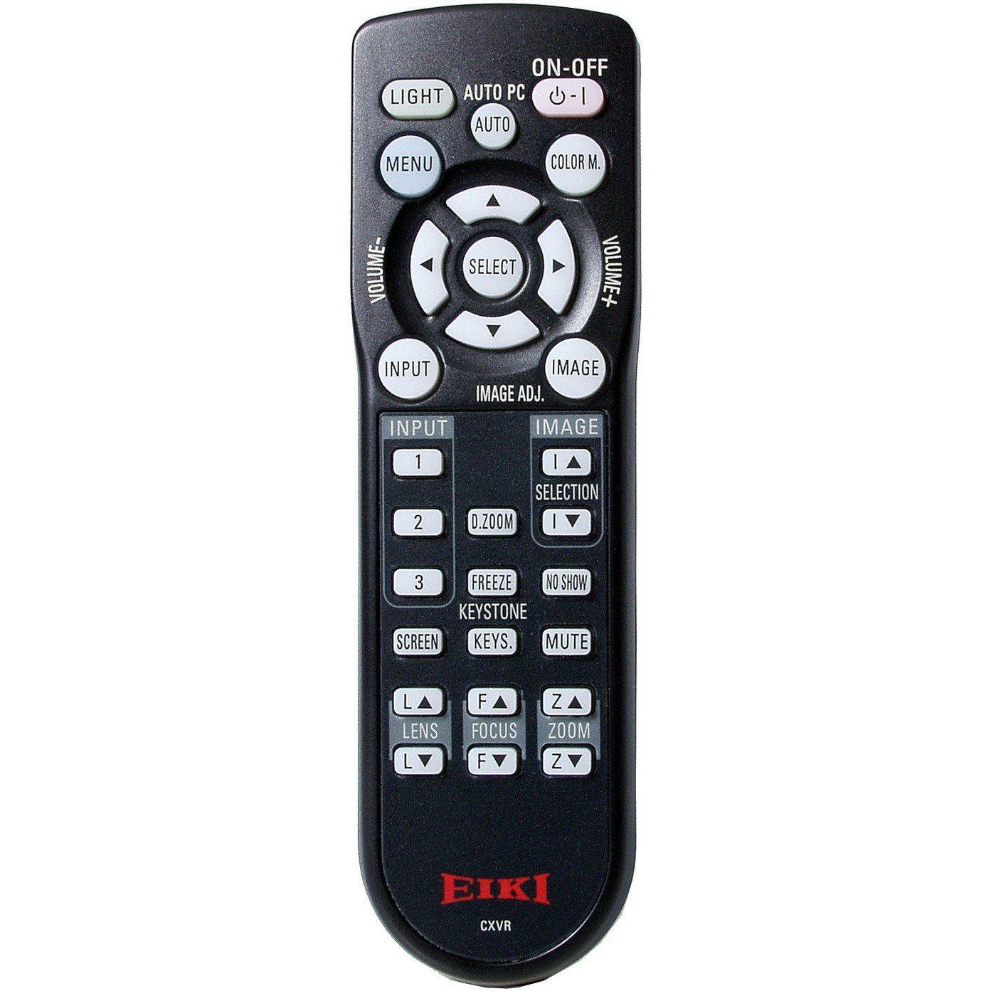Eiki 645-086-4261 Infrared Wired Projector Remote Control Compatible with LC-W3 Projector - Perfect for Classroom Presentations, Home Theater & Office Meetings