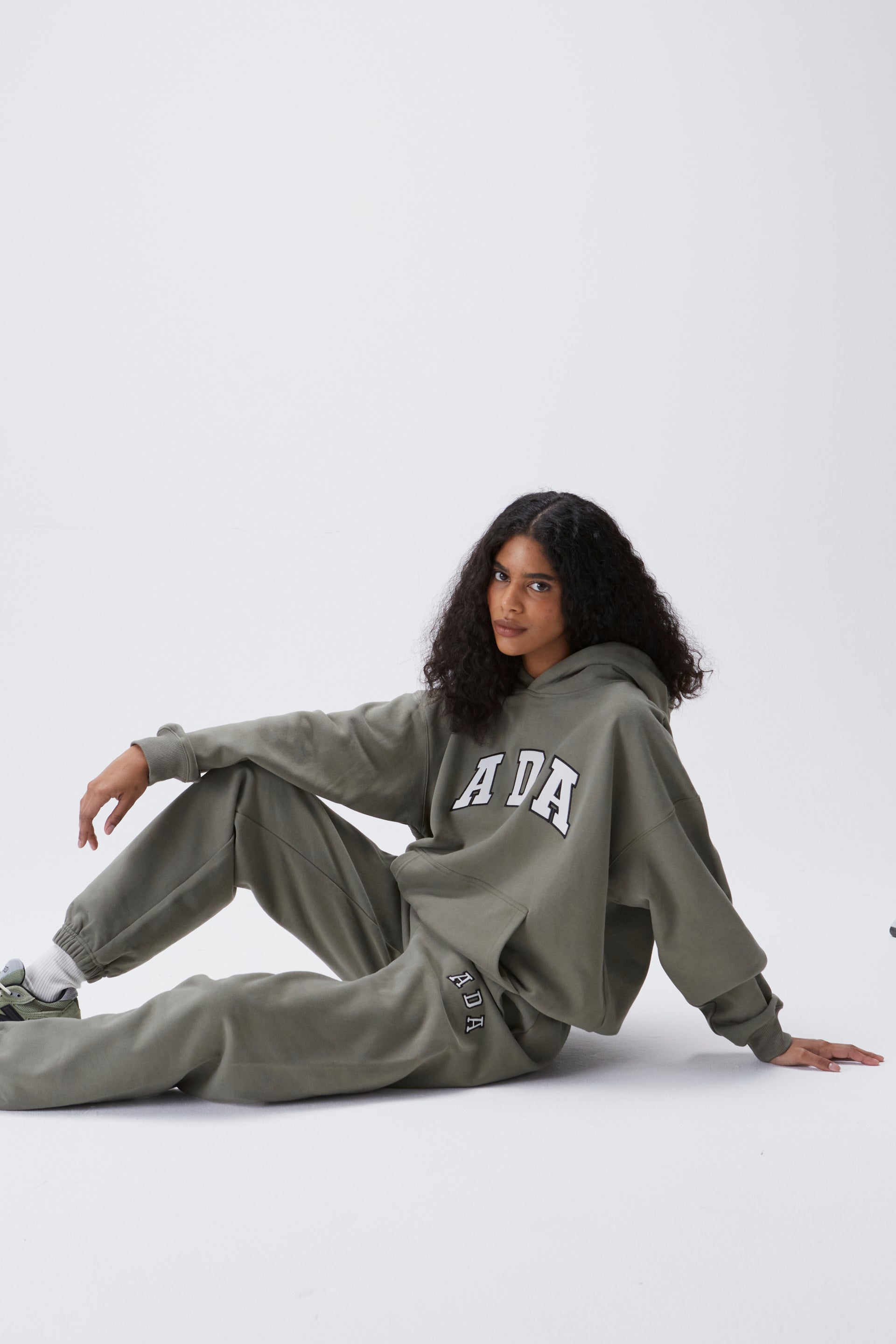 ADA Sweatpants for Women - Soft Olive Green Joggers with Pockets | Comfortable Lounge Pants for Yoga, Running & Casual Wear
