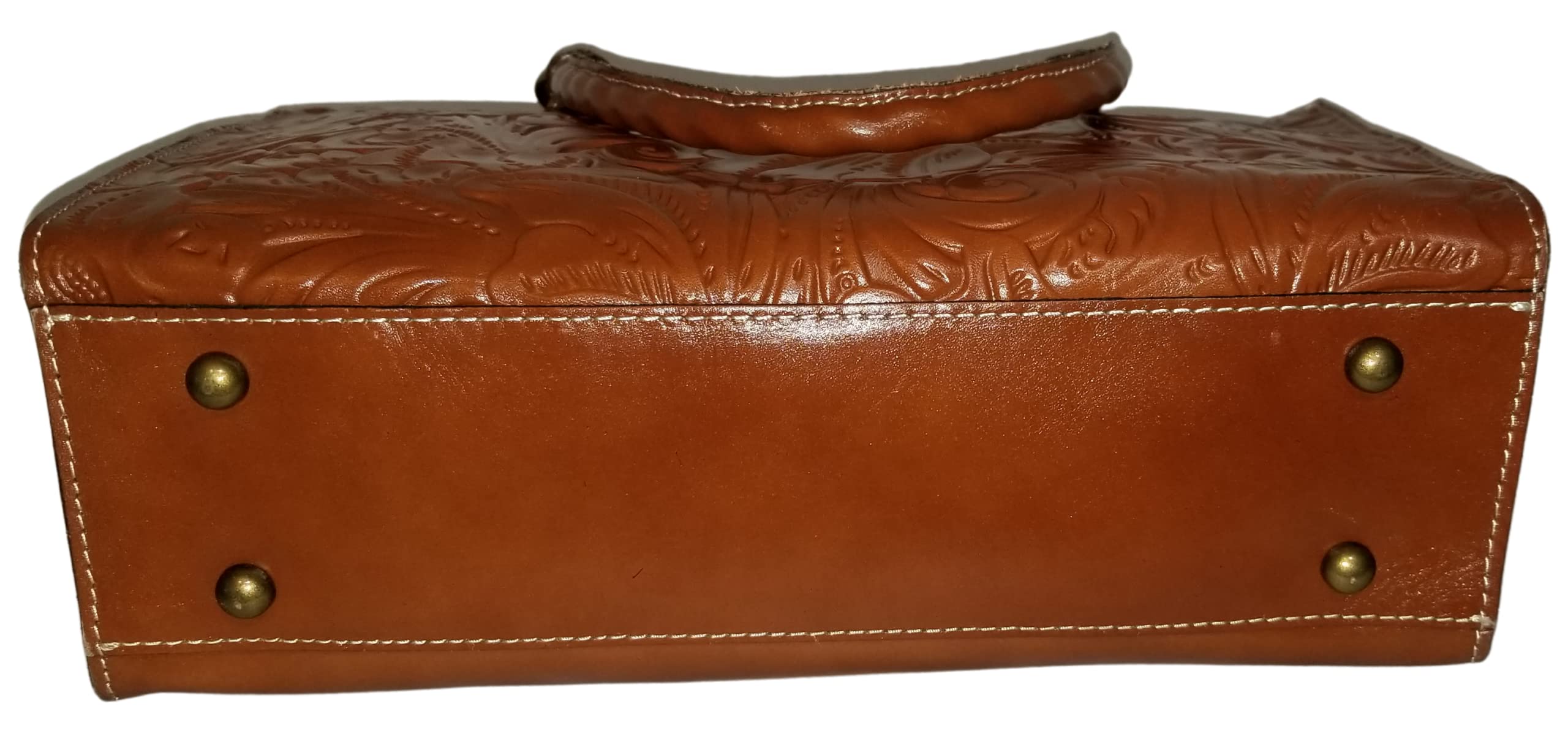 Patricia Nash Genuine Leather Tooled Zancana Tote Bag - Florence Collection - Stylish Women's Handbag for Work, Travel & Everyday Use