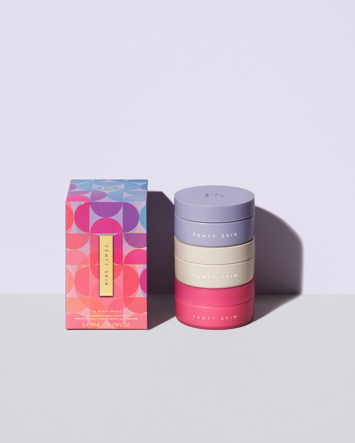 Lil Butta Dropz Mini Whipped Oil Body Cream Trio Set - Ultra Moisturizing & Nourishing for Dry Skin - Perfect for Travel, Gifts & Daily Skincare Routine