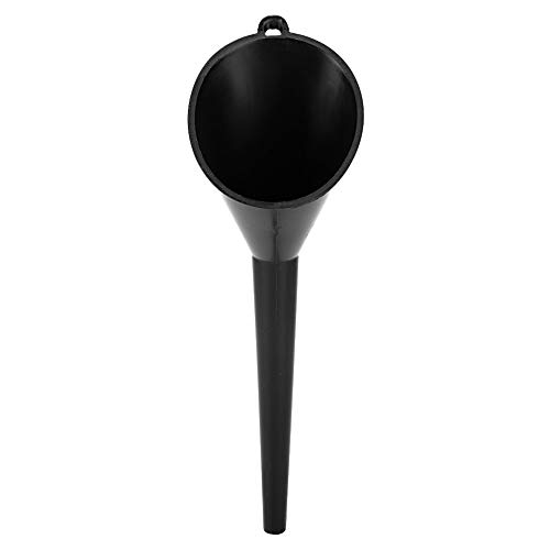 Yctze Plastic Car Fuel Funnel - Oil, Petrol & Diesel Filter Funnel with Strainer - Universal Black Automotive Accessory for Smooth Fuel Transfer - Perfect for Cars, Trucks, Motorcycles & Lawn Equipment