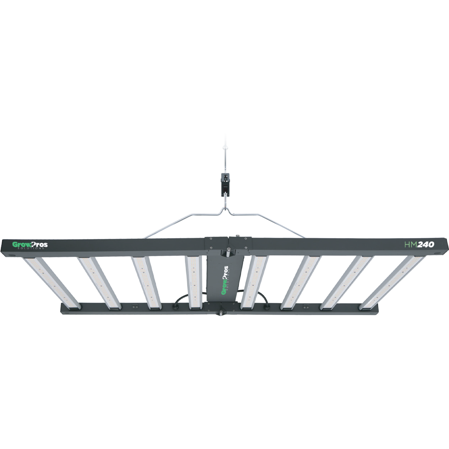 GrowPros Solutions HM240 Full Spectrum LED Grow Light for Indoor Plants - High Efficiency Plant Growth Lamp for Hydroponics, Greenhouse & Home Gardening