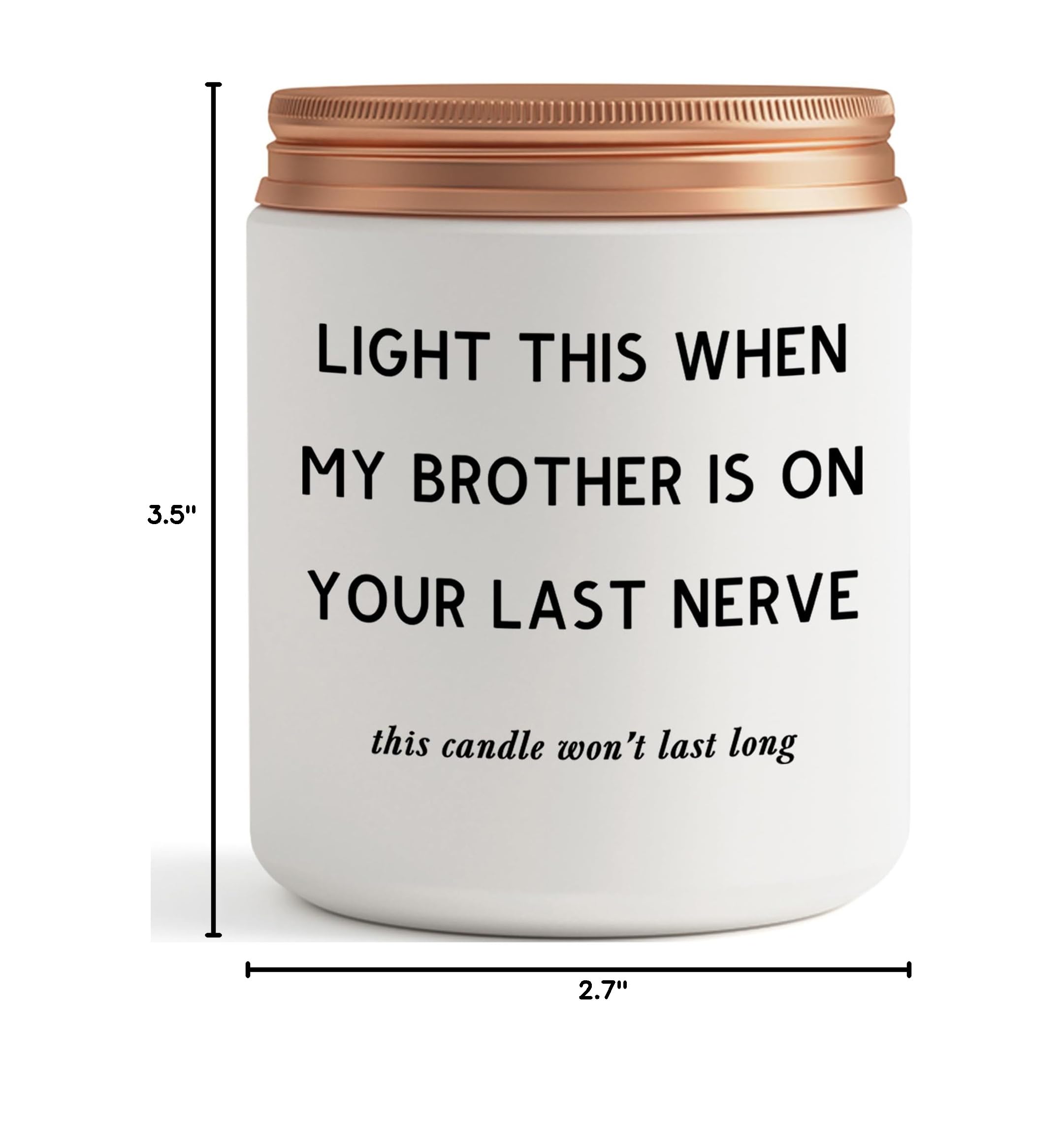 Best Funny Sister-in-Law Gifts - Lavender Scented Candle for Birthday, Mother's Day, Christmas & Wedding | Thoughtful Present for Future Sister-in-Law | Relaxing Aromatherapy Gift for Home & Office