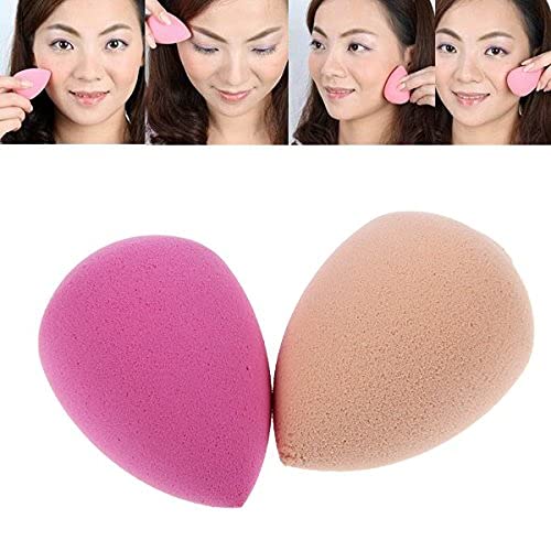 Bodytech Makeup Sponge Beauty Blender - 4 Pack for Foundation, Concealer & Powder Application | Soft Cosmetic Puff for Flawless Blending | Perfect for Daily Makeup & Professional Use (Colors May Vary)