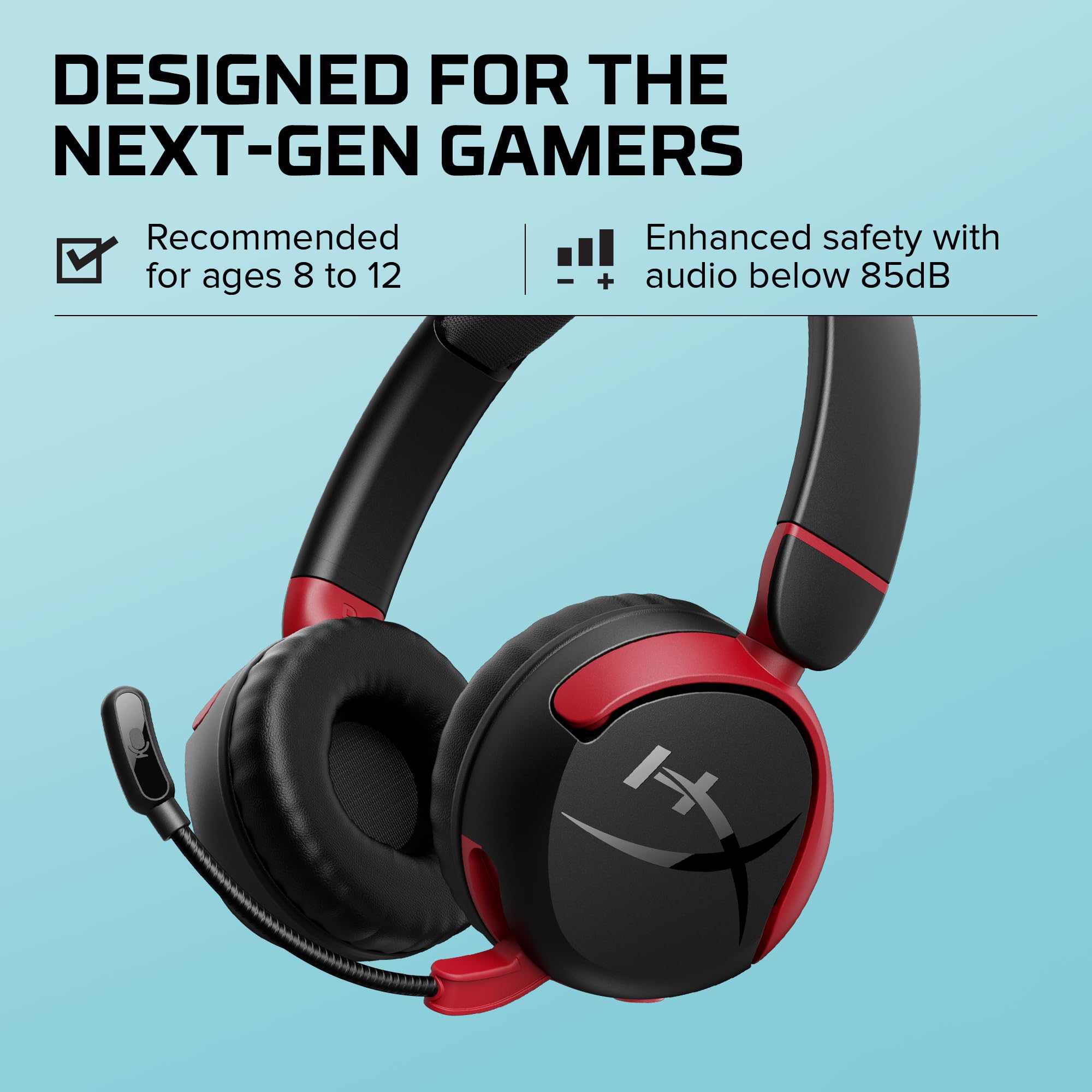 HyperX CloudX Stinger 2 Core Gaming Headset for Xbox - Lightweight Over-Ear Headphones with Noise-Canceling Mic, Swivel-to-Mute Function & 40mm Drivers - Black - Perfect for Xbox Gaming, Online Chat & Streaming