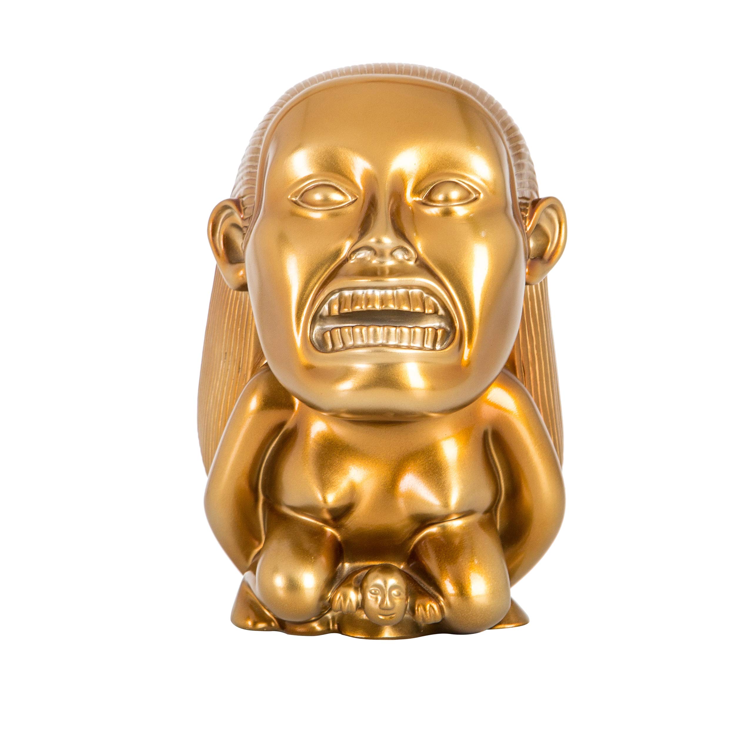 Golden Idol Statue - Resin Handcrafted Collectible for Cosplay, Home Decor & Gift - Perfect for Themed Parties, Movie Props & Shelf Displays