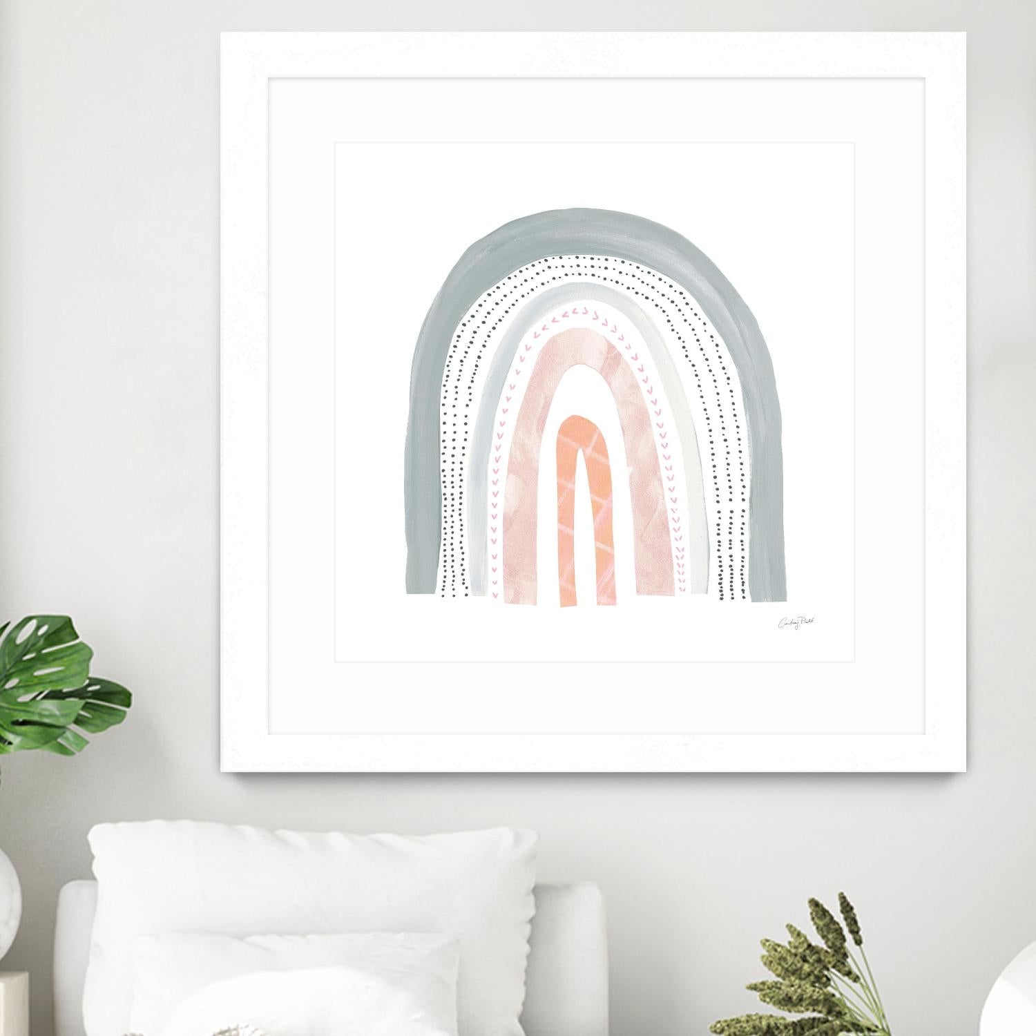 Boho Rainbow Print Tapestry Wall Hanging - Vibrant Hippie Decor for Bedroom, Living Room, Dorm & Festival Use