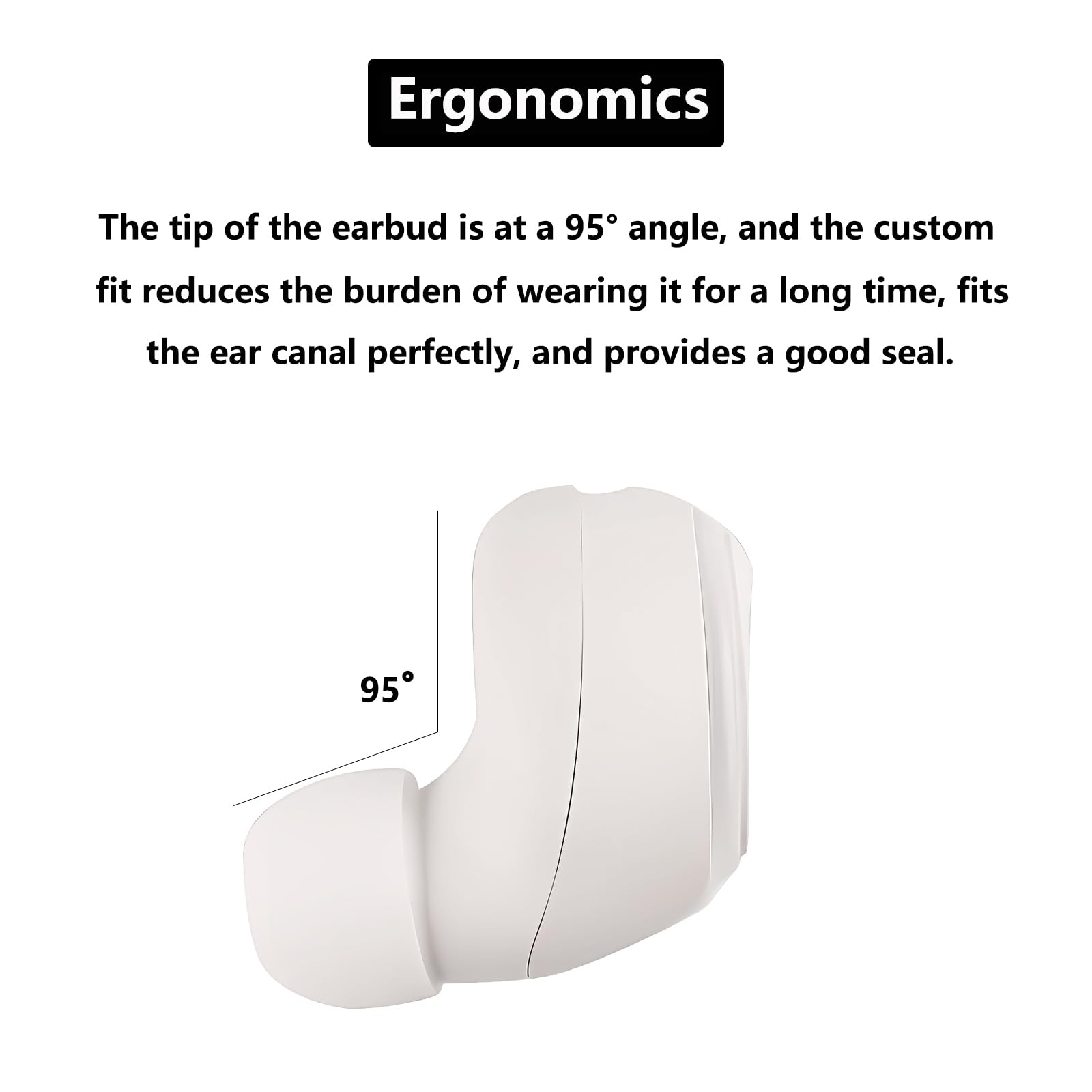 Wireless Single Earbud with 6-Hour Playtime - Bluetooth 5.0 Hands-Free Headphone with Mic for iPhone, Android, PC & TV - Perfect for Driving, Workouts, Audiobooks & Calls (White)