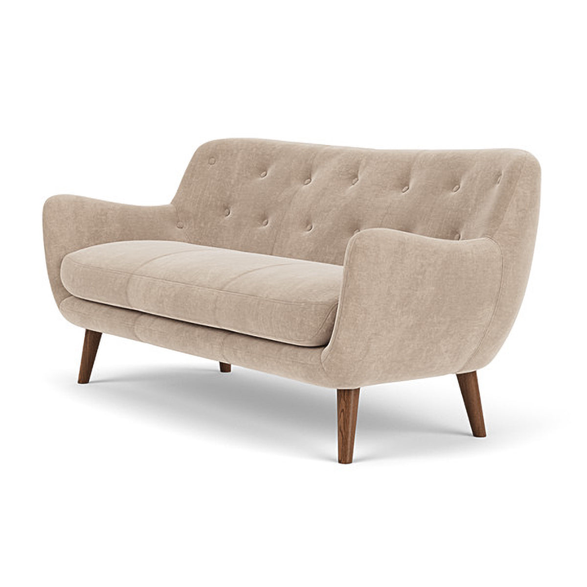 Luxury Herman Boucle 3-Seater Sofa - Modern Upholstered Living Room Couch for Small Spaces, Comfortable Sectional Sofa for Home, Apartment & Office Use