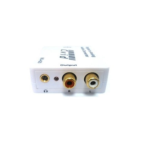 CKITZE BG 420 Digital to Analog Audio Converter - Optical SPDIF/Coaxial to RCA L/R Stereo Output - Perfect for Home Theater, Gaming & Hi-Fi Systems