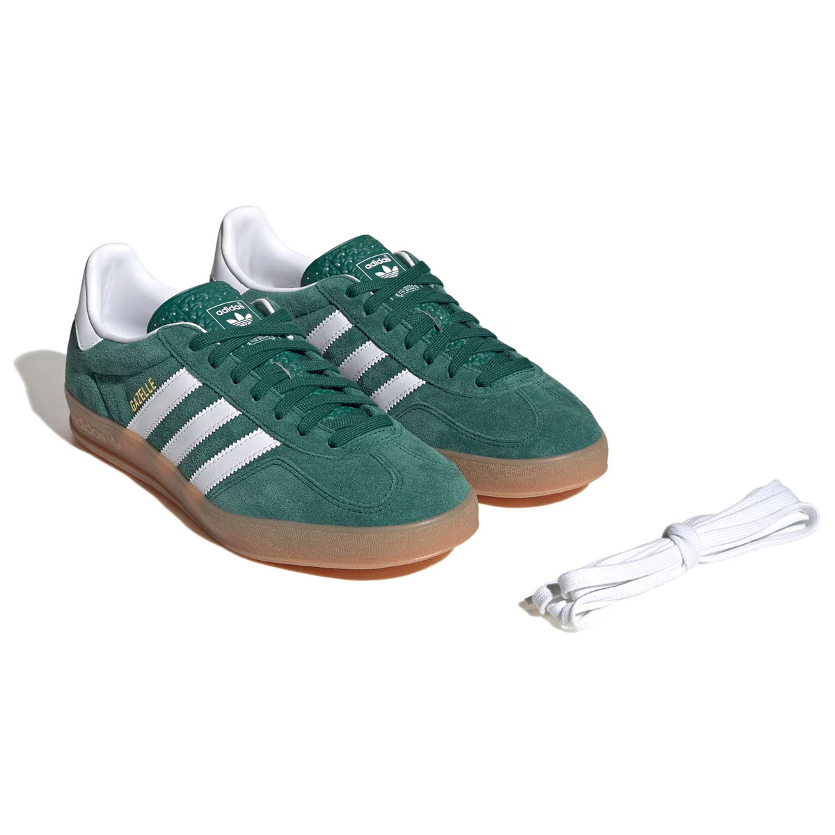 Gazelle Indoor Sneakers 'Collegiate Green White Gum' - Classic Comfort for Casual Wear, Gym & Everyday Use