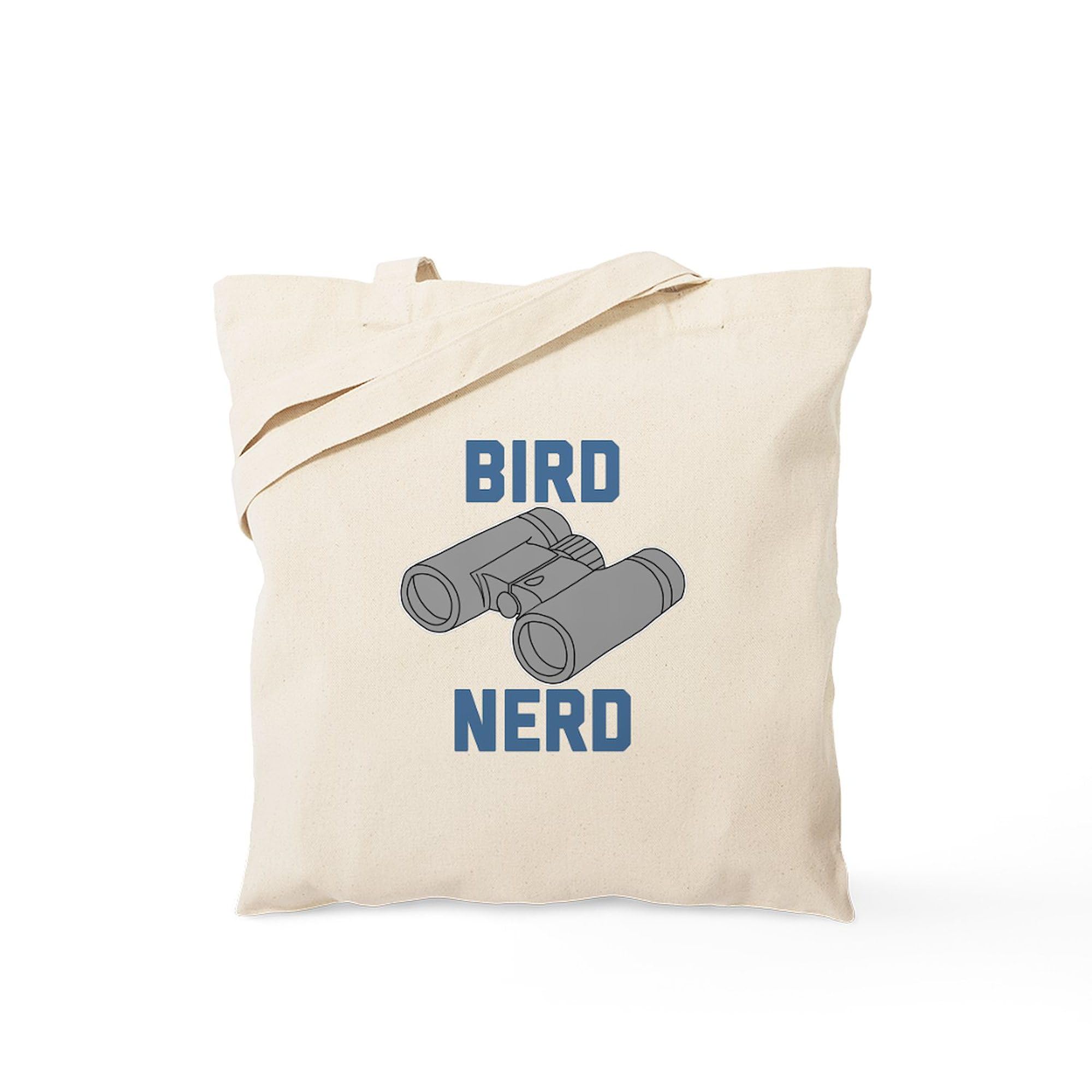 Bird Nerd Tote Bag - Natural Canvas Reusable Shopping Bag for Groceries, Books & Everyday Use | Eco-Friendly Cotton Tote for Bird Lovers & Nature Enthusiasts