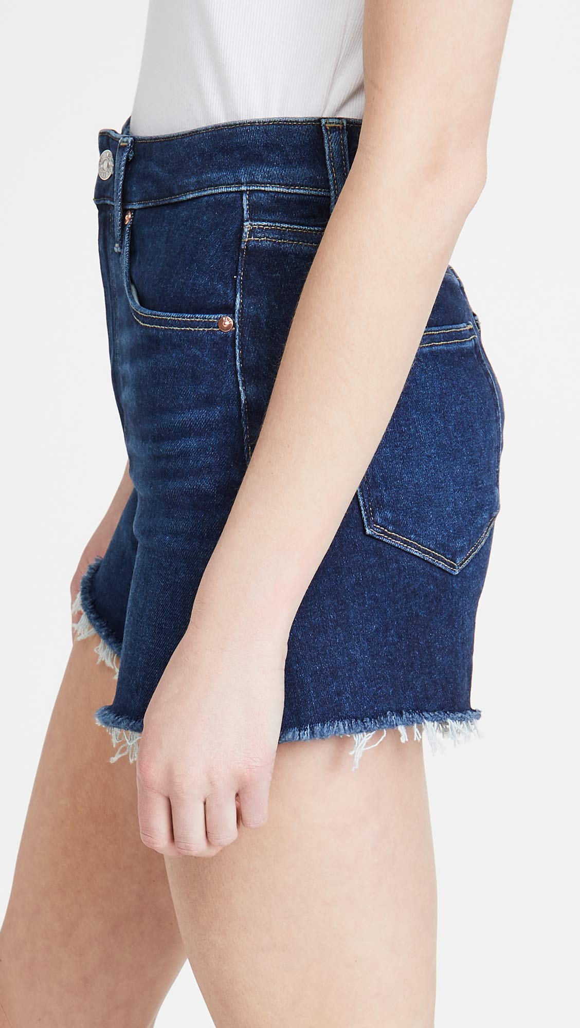 PAIGE Women's Dani High Waisted Denim Shorts - Stylish Comfort for Summer Outfits, Beach Vacations & Casual Wear