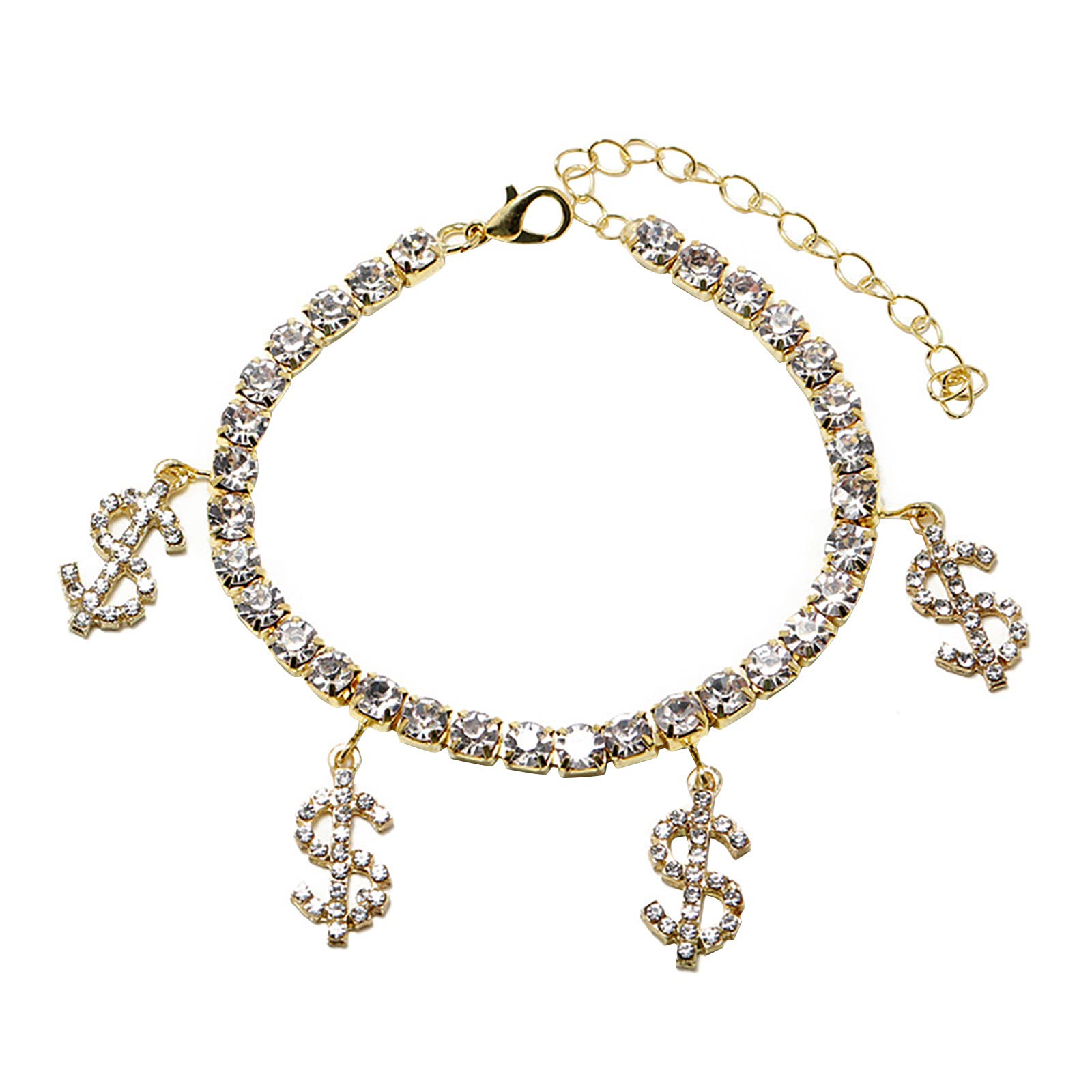 Personalized Name Sign Pendant Anklet - Gold Adjustable Beach Jewelry Gift for Women, Girlfriend, Wife, Mom - Perfect for Summer Vacations, Beach Parties & Romantic Gifts