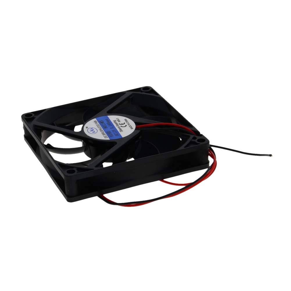Aicosineg 80x80x15mm 12V Sleeve Bearing Cooling Fan - 2.4W Quiet PC Case Fan for Computer CPU Radiator Cooler | Long Life, High Airflow | Ideal for Gaming PCs, Workstations & Home Office Desktops