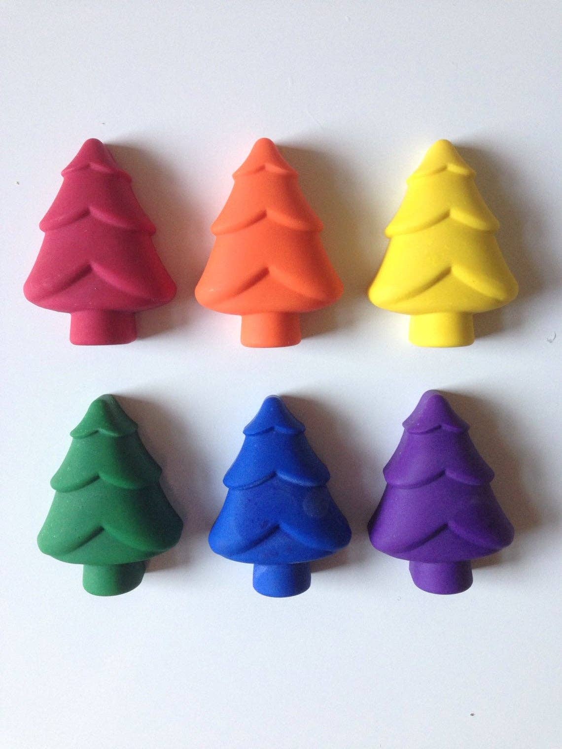 Evergreens Eco-Friendly Non-Toxic Crayons Set of 6 - Safe for Kids, Perfect for Coloring Books, Art Projects & Classroom Activities