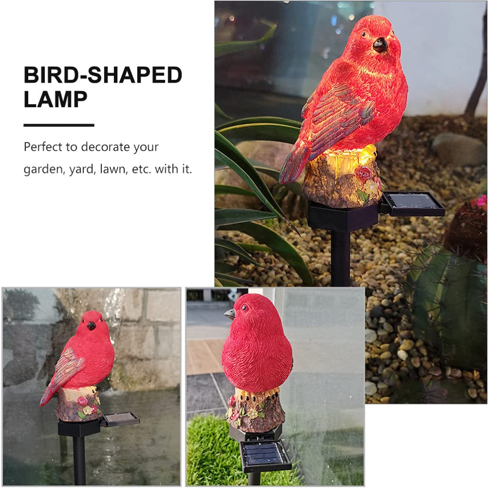Uonlytech Solar LED Garden Lights - Decorative Cartoon Bird Outdoor Solar Stake Lights for Lawn, Pathway, Yard & Driveway | Weatherproof Solar-Powered Landscape Lighting for Patio, Backyard & Garden Decor