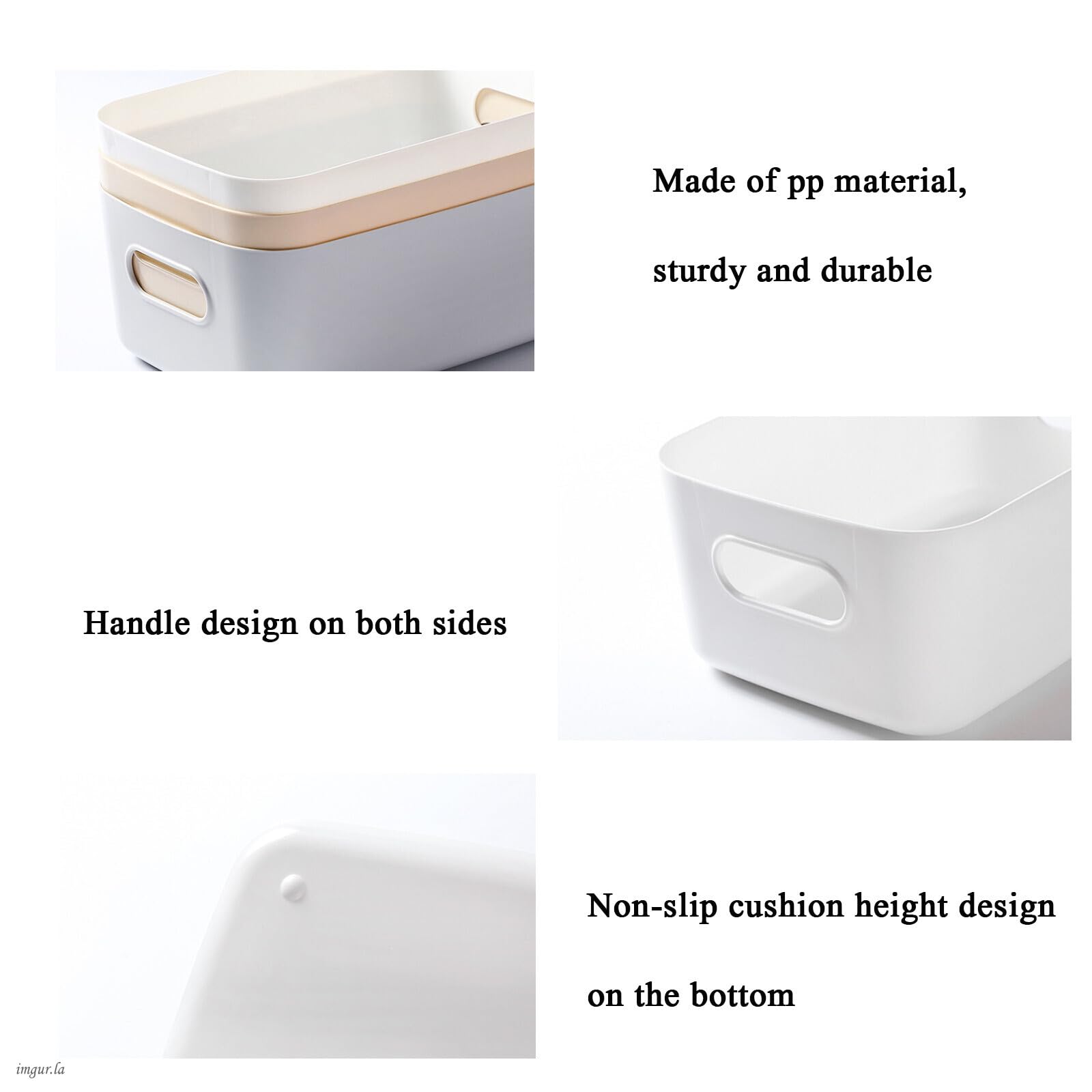 Desktop Organizer - Plastic Storage Box for Toys, Cosmetics, Snacks & Household Items | Multi-Purpose Organizer for Living Room, Office & Workspace