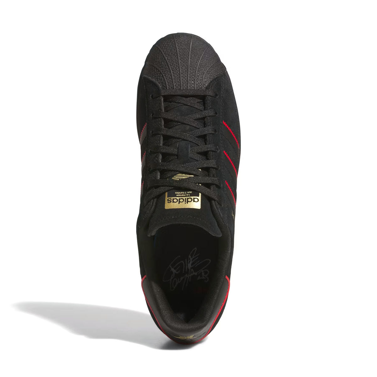 Felipe Gustavo Superstar ADV Skate Shoes - Core Black & Better Scarlet | High-Performance Skateboarding Sneakers for Street Style & Urban Fashion