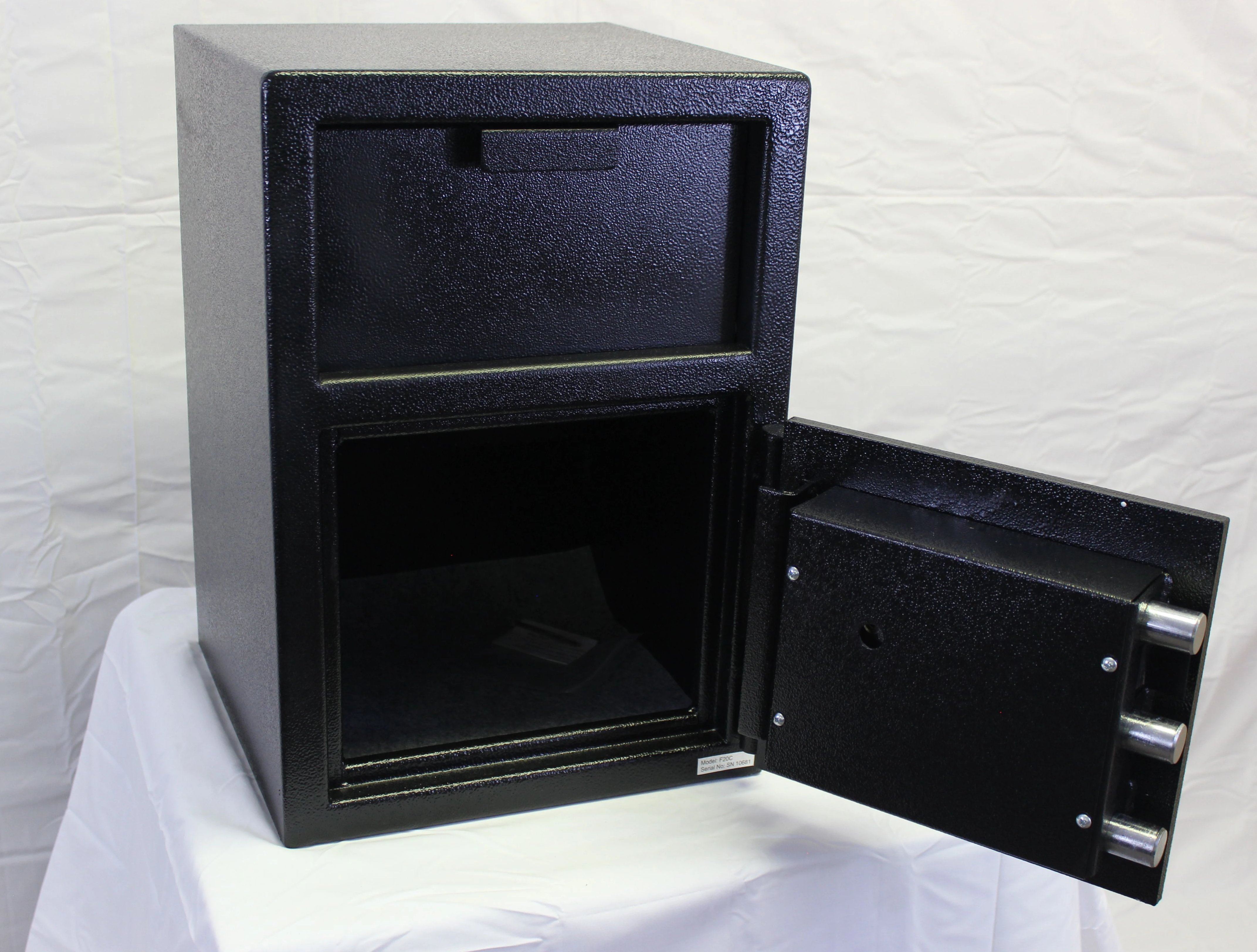 Hayman CV F20 C Front Loading Depository Safe - High Security Cash Drop Box for Retail & Office Use