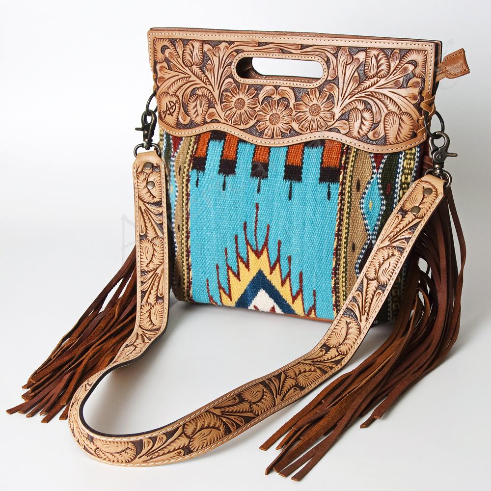 American Darling Turquoise Blanket Purse - Stylish Crossbody Bag for Women | Perfect for Travel, Beach & Everyday Use
