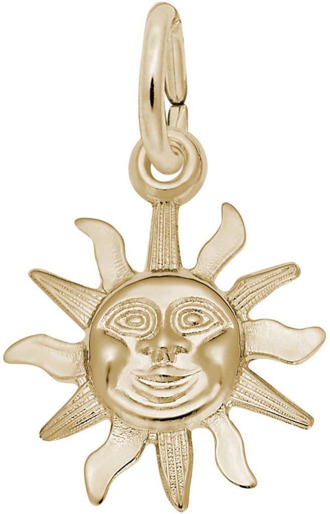Rembrandt Sunburst Charm Pendant Necklace - 14K Gold Plated Elegant Jewelry for Women, Perfect Gift for Birthday, Anniversary & Valentine's Day | Ideal for Parties, Date Nights & Special Occasions