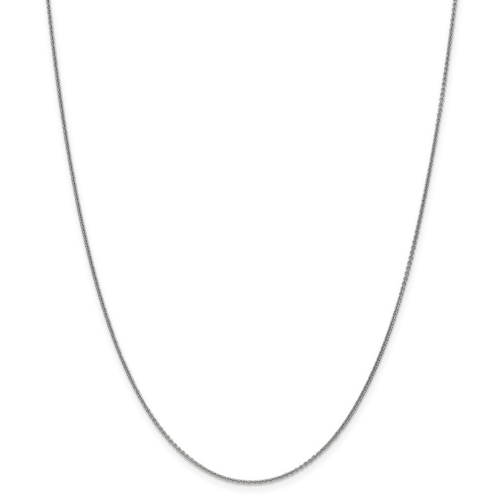 14K White Gold 1mm Cable Chain Necklace for Men & Women - Dainty Minimalist Jewelry for Everyday Wear, Gifts & Special Occasions